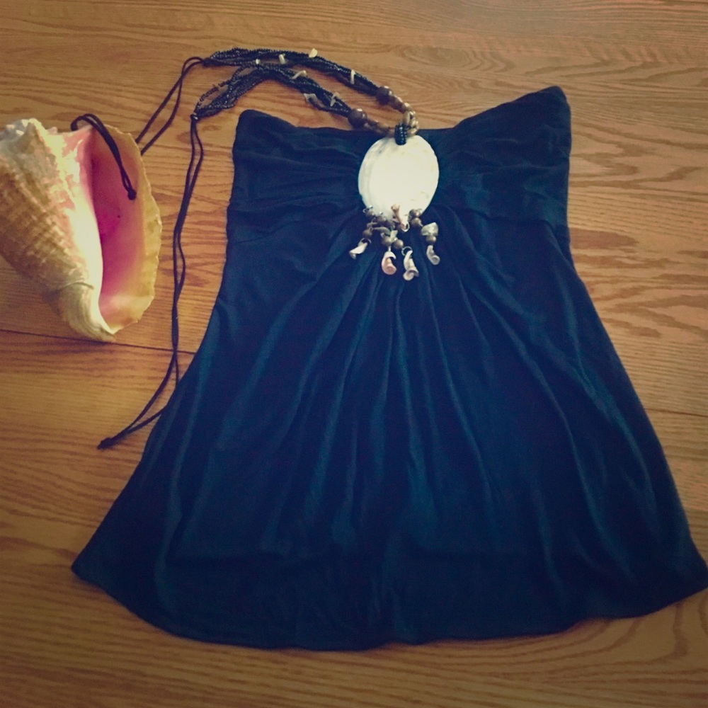 Shell Halter Resort Top